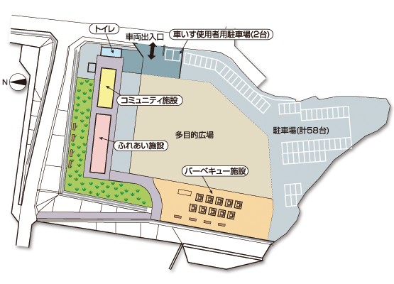 施設全体のマップ